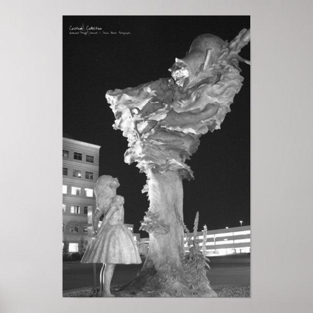 Alice och Cheshire Cat Poster (Framsidan)