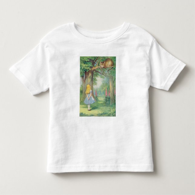 Alice och Cheshire Cat T-shirt (Framsida)