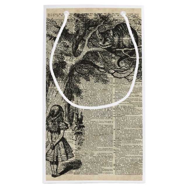 Alice och Cheshire stencilerar konst på den (Baksidan)