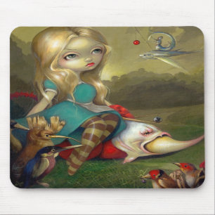 "Alice och de Bosch fåglarna" Mousepad Musmatta