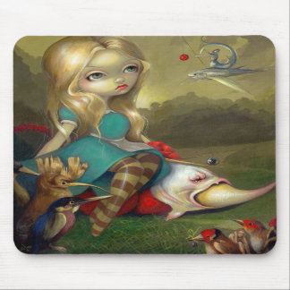 "Alice och de Bosch fåglarna" Mousepad Musmatta