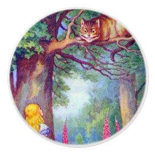 Alice och den Cheshire katten Knopp