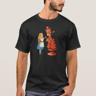 Alice och den röda drottningen tee shirt