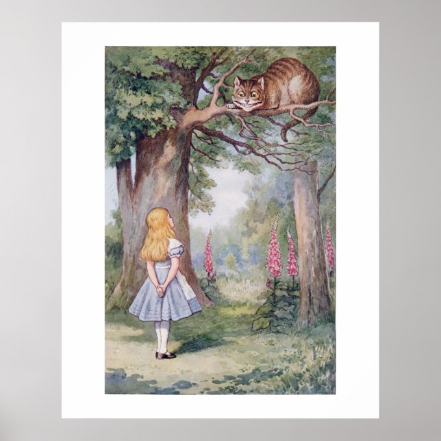 Alice och det leende katten, poster (Framsidan)