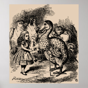 Alice och Dodo Birds Poster