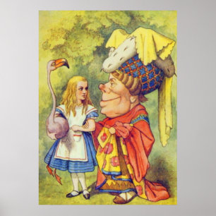 Alice och Duchess Fullt Färg Poster