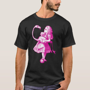 Alice och flamingoen Inked rosor T-shirt