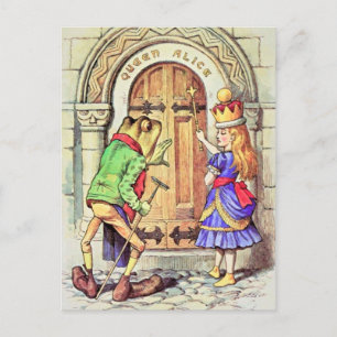 Alice och Frog Vykort