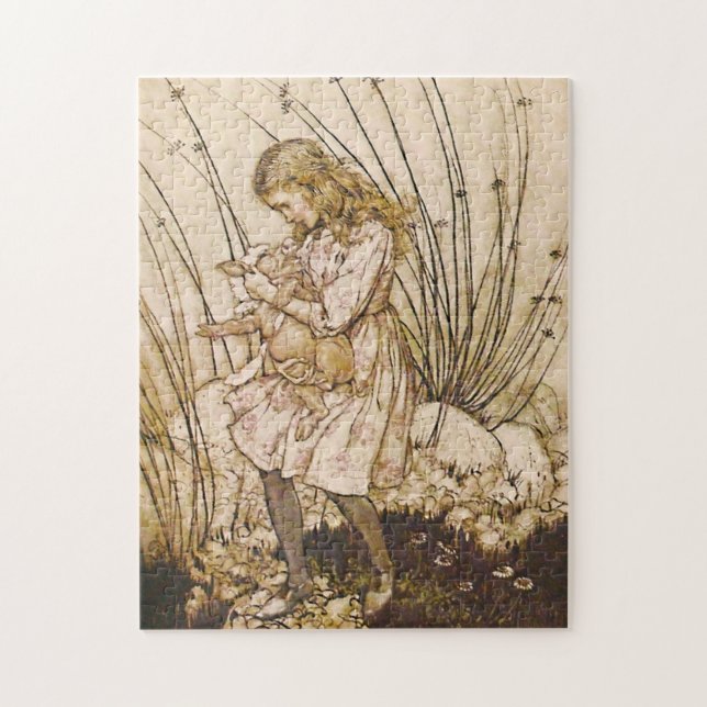 Alice och Gris Baby 1 Pussel (Vertikal)