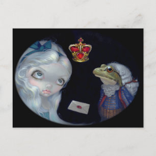 "Alice och grodfotaren" vykort