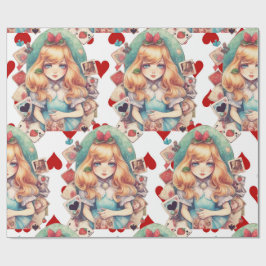 Alice och Hearts tema Presentpapper