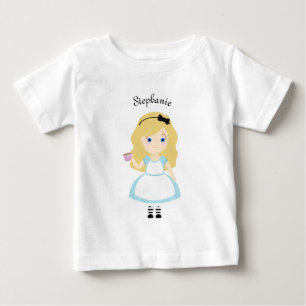Alice och hennes tehjälte t-shirt