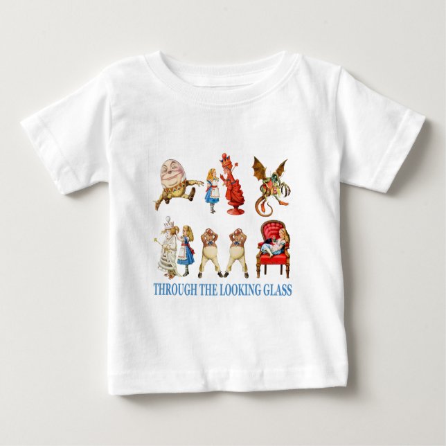 Alice och hennes vänner i Wonderland Tee (Framsida)