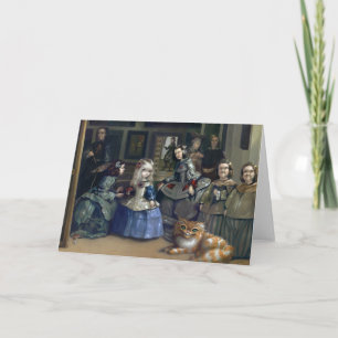 "Alice och Las Meninas" hälsningkort Kort