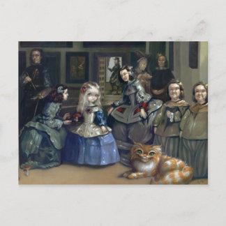 "Alice och Las Meninas" vykort