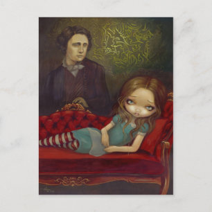 "Alice och Lewis" vykort