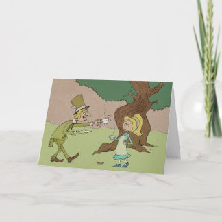 Alice och Mad Hatter Inbjudan