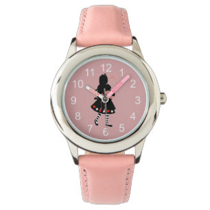 Alice och rosa Flamingo Armbandsur