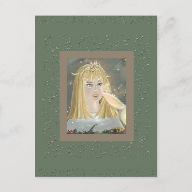 Alice och Rosebush Fairy, vykort (Framsida)