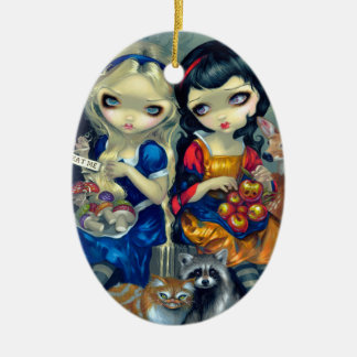 Alice och Snövit Ornament