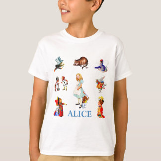 Alice och vänner i Wonderland T Shirt