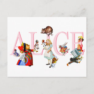 ALICE OCH VÄNNER VYKORT