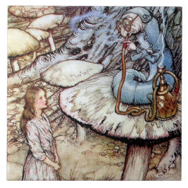 "Alice och vattenpelaren" av Arthur Rackham Kakelplatta