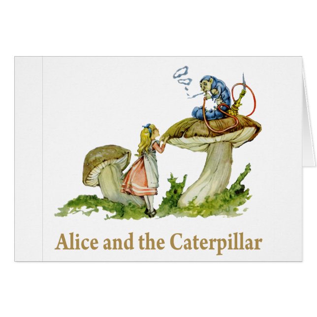 Alice och vattenpelaren hälsningskort (Framsidan Horizontal)