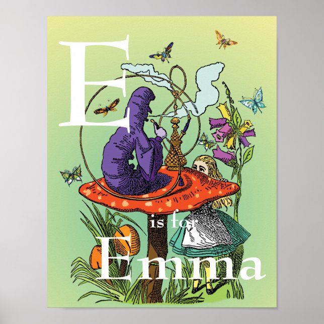 Alice och vattenpelaren i Wonderland Poster (Framsidan)