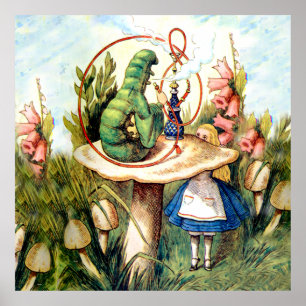 Alice och vattenpelaren i Wonderland Poster