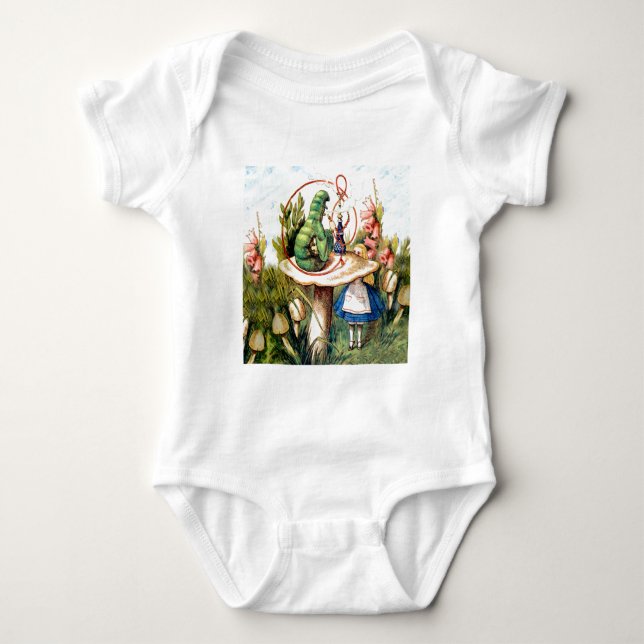 Alice och vattenpelaren i Wonderland T-shirt (Framsida)