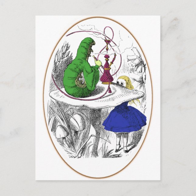 Alice och vattenpelaren vykort (Framsida)