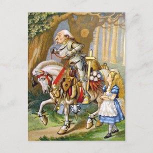 Alice och vitriddaren i underland vykort