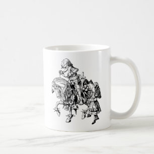 Alice och vitriddaren kaffemugg