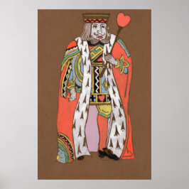 Alice och Wonderland Forest Character Painting-11 Poster