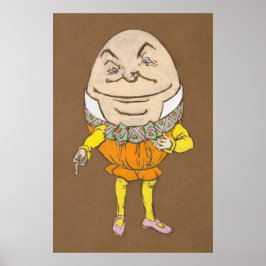Alice och Wonderland Forest Character Painting-15 Poster