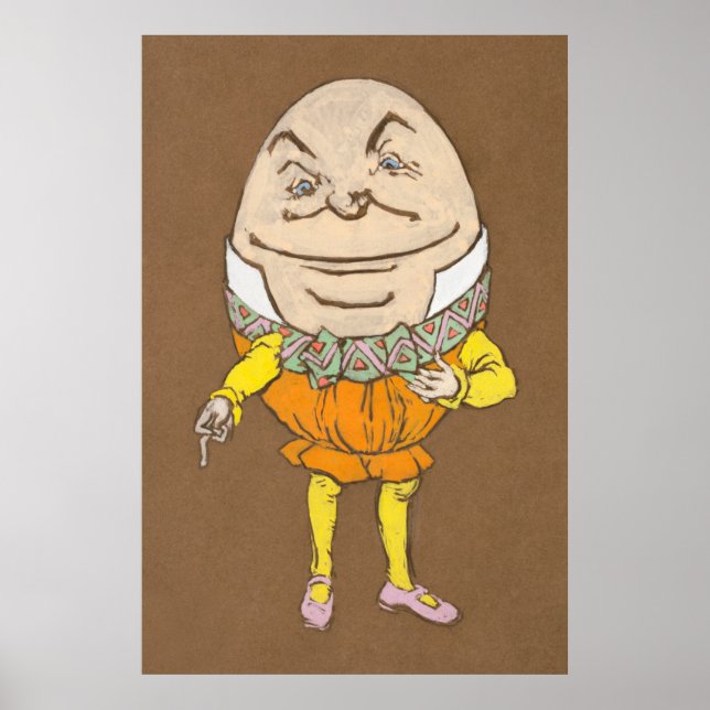 Alice och Wonderland Forest Character Painting-15 Poster (Framsidan)