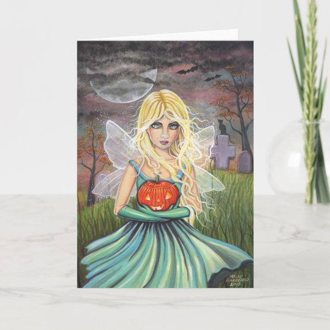 Alice på Halloween Fairy Card av Molly Harrison Kort (Framsida)