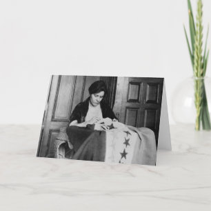 Alice Paul, Sewing Suffrage Flagga, 1910-talet Kort