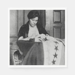 Alice Paul, Sewing Suffrage Flagga, 1910-talet Pappersservett