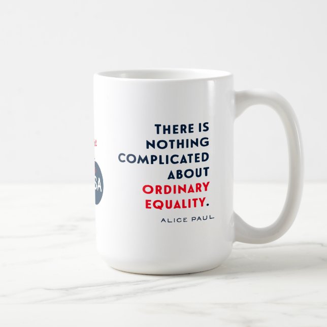 Alice Paul Voting Centennial 100 år Kvinnor Kaffemugg (Höger)
