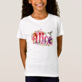 Alice - Personalised Shirt - For Kids T