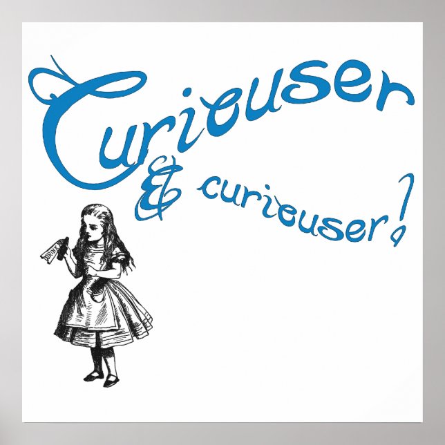 Alice Quote med Image Poster (Framsidan)