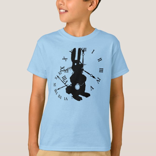 Alice Rabbit Late Tee Shirt (Framsida)