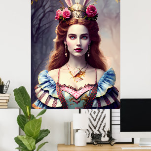 Alice, Rabbit Queen Poster