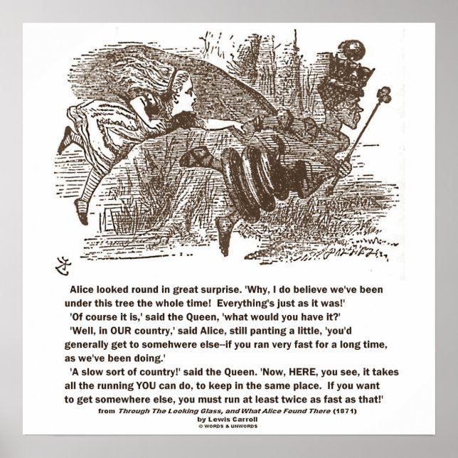 Alice Red Queen allt du kan hålla dig i Poster (Framsidan)