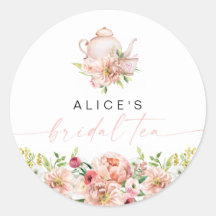 ALICE Röda Blommiga Bröllops Te-Party Brunch Firan