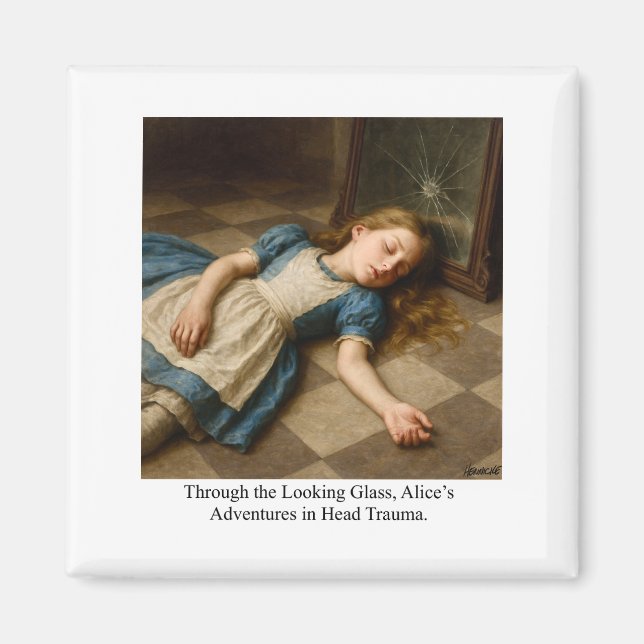 Alice’s Adventures in Head Trauma  Magnet (Framsidan)