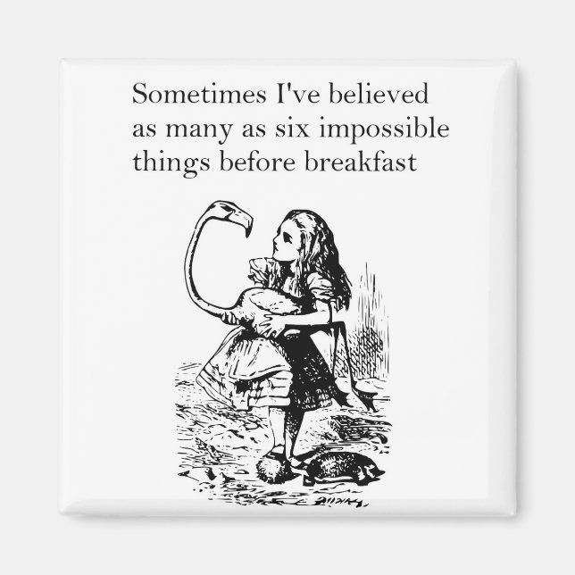 Alice, sex omöjliga Sak Magnet (Framsidan)