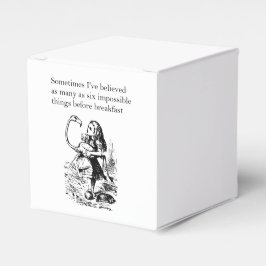 Alice, sex omöjliga Sak Presentaskar